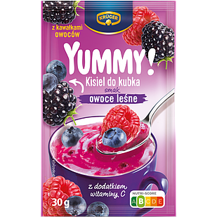 Кисель розчинний лісова ягода Kruger Yummy 30 г (пакет)