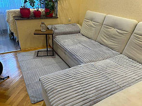 Набір покривал на кутовий диван Дивандек Шарпей Сірий, фото 2