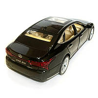 Машинка металева Lexus LS 500H Автосвіт Лексус ЛС 500 чорний світло звук 16*4*6 см (AP-1727), фото 5
