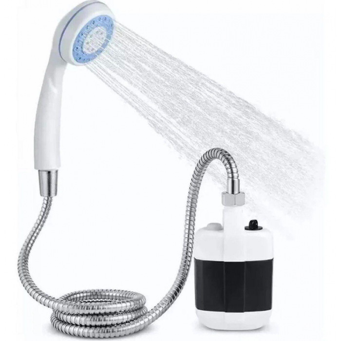 Душ портативний, кемпінговий із помпою на акумуляторі USB Travel shower 2200 mAh
