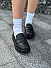 Жіночі лофери ShoesBand Чорна натуральна шкіра 38 (24,5 см) (S39121), фото 2