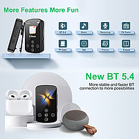 MP3 плеєр Rock Star M15 Bluetooth 5.4 Hi-Fi 64Gb із кліпсою, фото 4