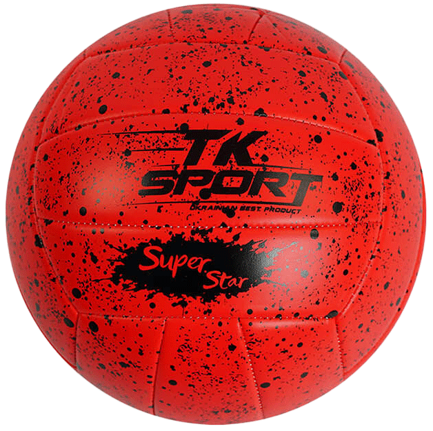 Волейбольний м'яч TK-Sport Super Star (рожевий)