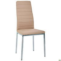 Стілець Сицилія хром Кожзам бежевий