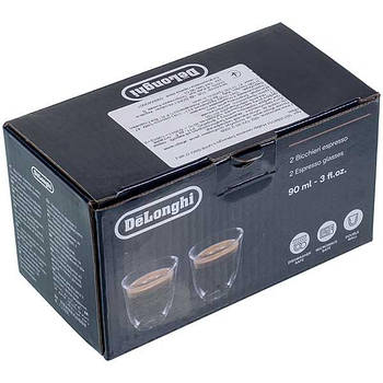 Набір склянок для кавомашини Delonghi 5513284151 90ml (2 шт)