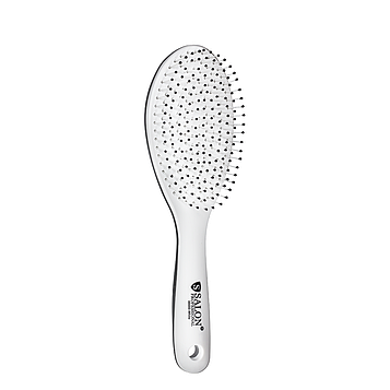 Щітка для волосся масажна пластикова Salon Professional 88000 біла