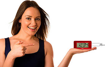 Настільний годинник Technoline WT197 (Red), фото 5