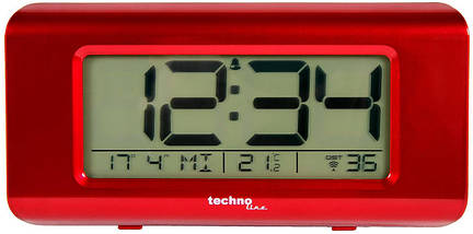 Настільний годинник Technoline WT197 (Red), фото 2