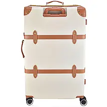 Вінтажна валіза Semi Line 28" (L), 96.5 л (Ecru/Brown) | Стильний та місткий дорожній аксесуар для подорожей, фото 6