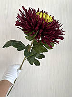 Штучна хризантема (бордова, 75 см), фото 2