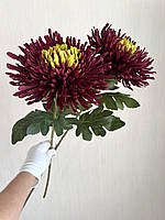 Штучна хризантема (бордова, 75 см), фото 6