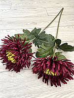 Штучна хризантема (бордова, 75 см), фото 7