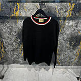 Чоловіча кофта светр GUCCI CK8470 чорна, фото 4
