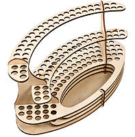 Підставка для пензлів та олівців дерев'яна