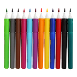 Фломастери брашеві 12 кольорів JUMBO KIDS Line ZiBi ZB.2822, фото 2