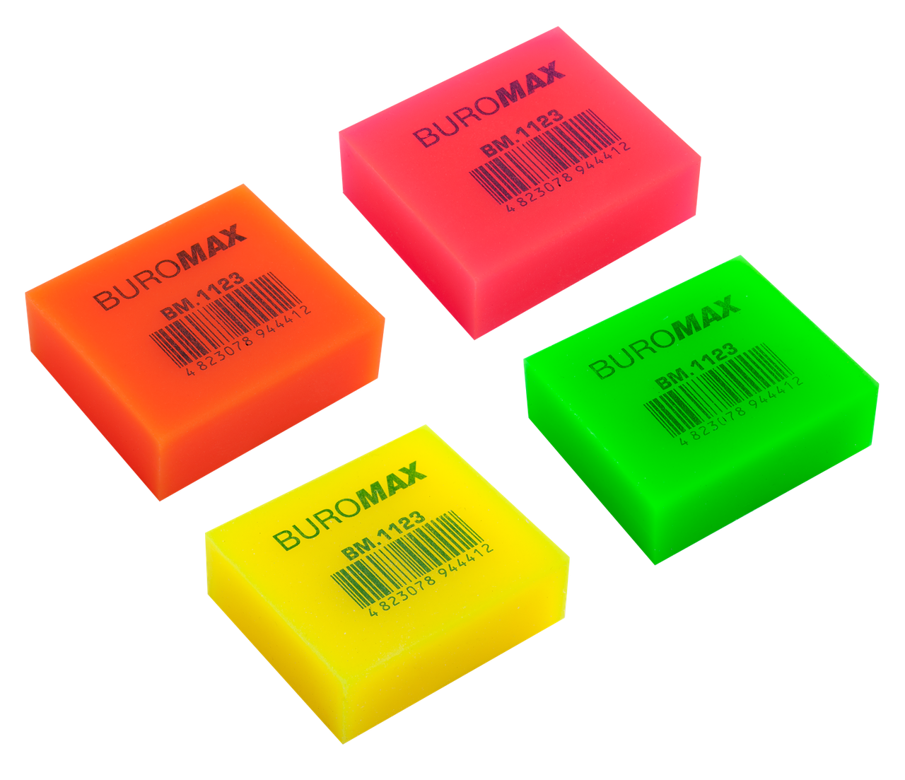 Гумка прямокутна 40x35x14мм NEON BUROMAX BM.1123