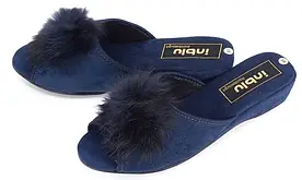 Тапочки домашні Inblu RR-7S "Пушок" сині