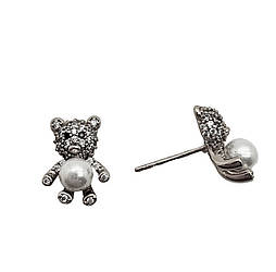 Сережки xuping. 12 мм. Родій