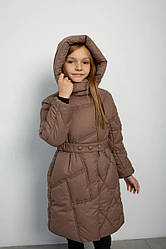Пуховик зимовий для дівчинки Ейлін |на ріст 104-122р.