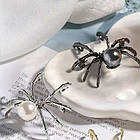 Павук брошка - золотий, фото 2