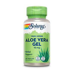 Solaray Aloe Vera Gel 10 mg 100 veg caps