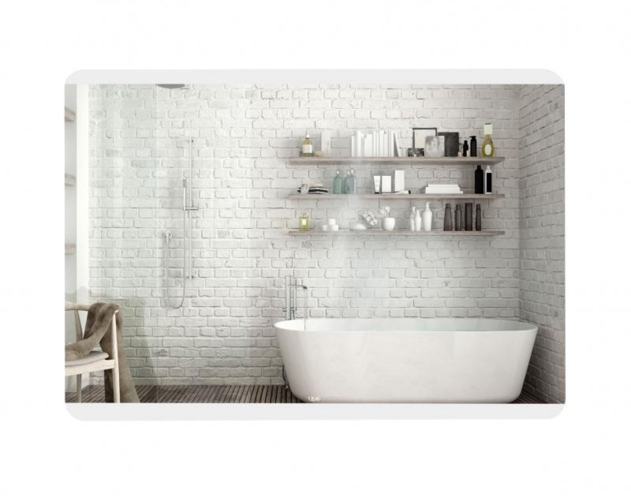 Qtap Tern дзеркало настінне прямокутне з LED-підсвіткою, 1000х700