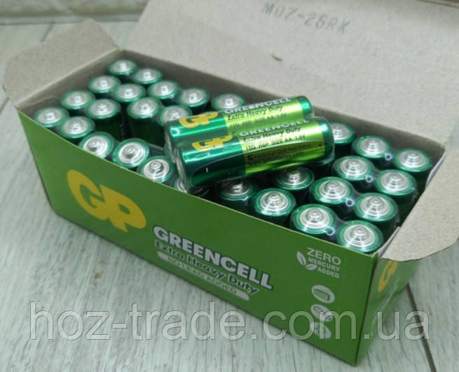 Батарейка GP Grensell АА LR6 40 шт.-паковання, фото 1