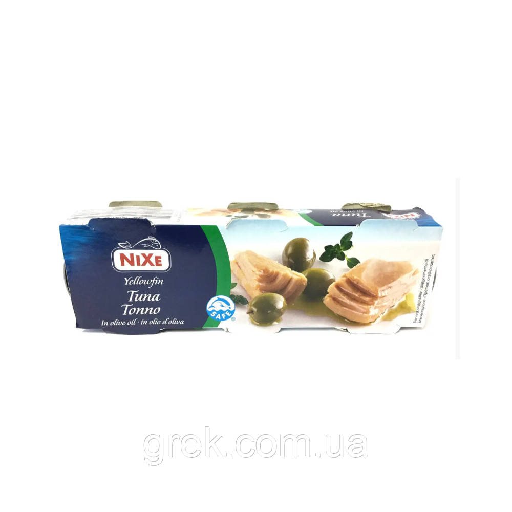 Тунець в оливковій олії 3 в 1 NIXE 240 г, фото 1