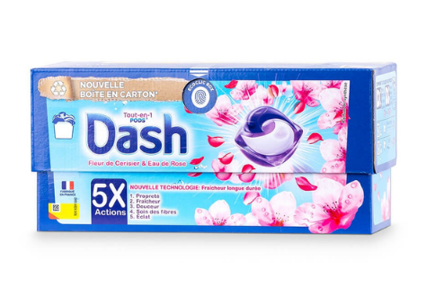 Капсулі для прання Dash Fleur De Cerisier & Eau De Rose поштучно 3в 1 8006540967270