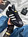 Кросівки жіночі чорні Adidas Superstar Black/White, фото 4