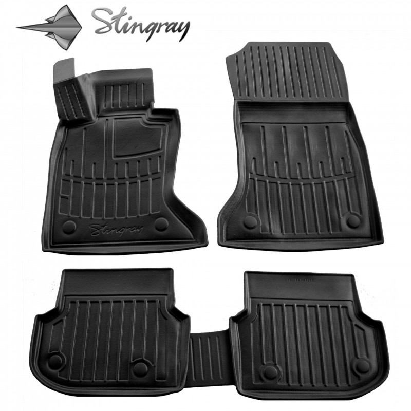 Килимки Stingray 3D (2010-2013, 5 шт, поліуретан) для BMW 5 серія F-10/11/07 рр