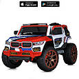 Електромобіль дитячий джип BMW RR (біло-червоний колір), 4WD, 12V, фото 2