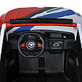 Електромобіль дитячий джип BMW RR (біло-червоний колір), 4WD, 12V, фото 8