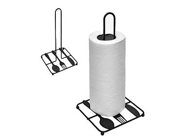 Тримач для паперових рушників чорний 28.5см R88756 ТМ STENSON FG