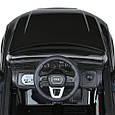 Дитячий електромобіль Audi Q7 (чорний колір) з пультом, музикою, світлом, м'якими EVA колесами, акумулятор 12V, фото 10