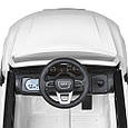 Дитячий електромобіль Audi Q7 (білий колір) з пультом, музикою, світлом, м'якими EVA колесами, акумулятор 12V, фото 7