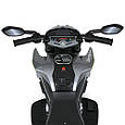 Дитячий електромотоцикл Bambi Motor (сірий колір, фарба), фото 6