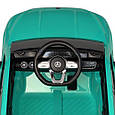 Дитячий електромобіль Mercedes-Benz 4WD (блакитний колір) 12V з пультом, MP3, EVA, фото 10