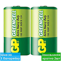 Батарейки GP Greencell R20 (D) сольові