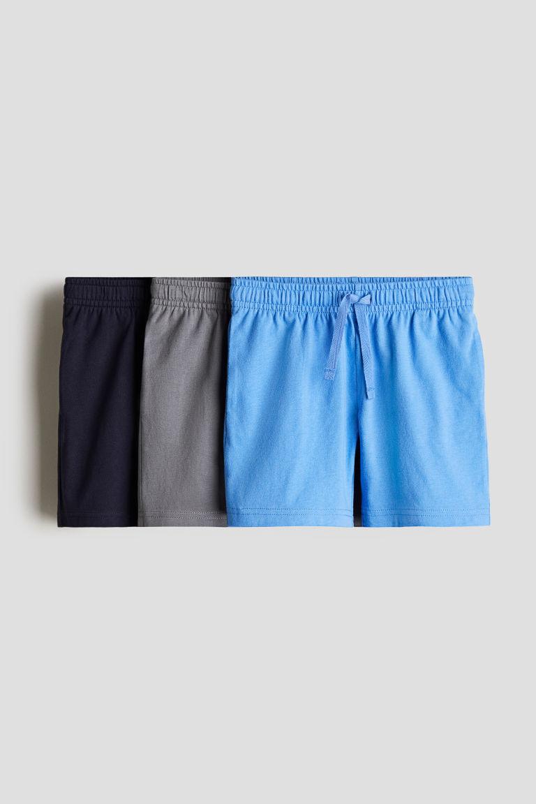 Шорти трикотажні сині блакитні та сірі H&M 98, 104, 110, 116, 122, 128, 134см, фото 1