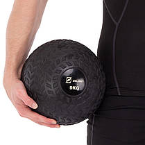 М'яч медичний слембол Zelart Slam Ball 9 кг d 23 см для кросфіту та фітнесу, фото 5