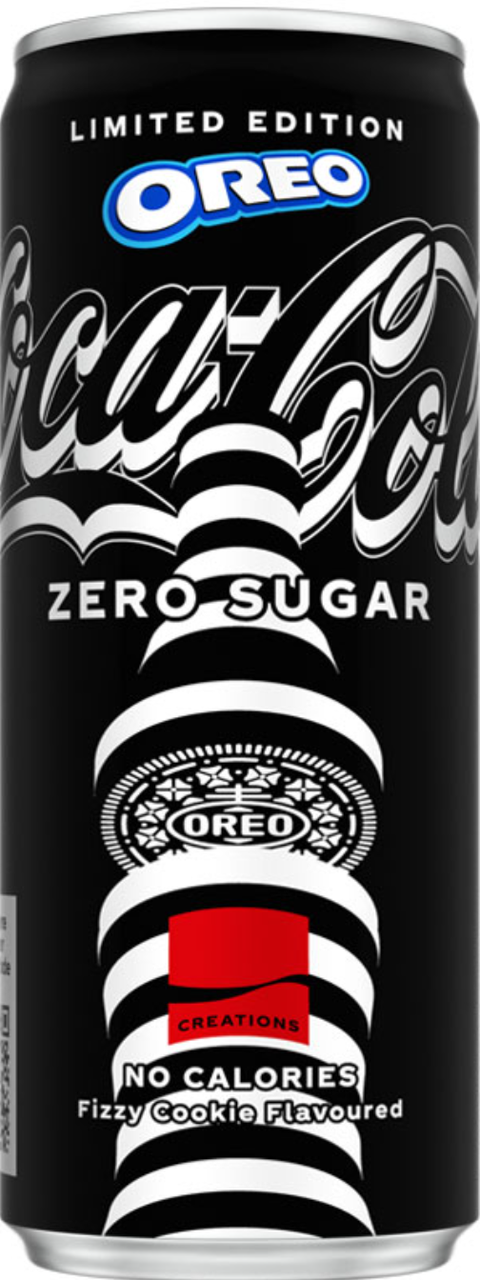 Газований напій Coca-Cola Zero Sugar Limited Edition Oreo 250мл