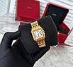 Витончений жіночий годинник Cartier Panthere Diamond 27 mm. Gold-White, фото 7
