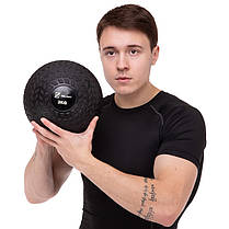 М'яч медичний слембол Zelart Slam Ball 3 кг d 23 см для кросфіту та фітнесу, фото 2