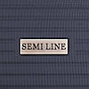 Чемодан Semi Line 20" (S) Navy (T5712-1) з розширювальним клапаном 4 колеса кодовий замок 46 л ABS-пластик, фото 9