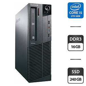 Комп'ютер Lenovo ThinkCentre M82 SFF/ Core i5-3470/ 16 GB RAM/ 240 GB SSD/ HD 2500, фото 1