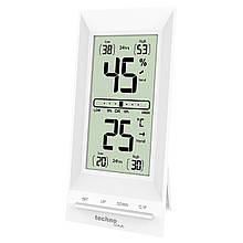 Термогігрометр Technoline WS9129 White для вимірювання температури та вологості рівень комфорту настільний та настінний