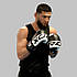 Боксерські рукавиці RDX F4 Boxing Sparring Gloves Hook&Loop WHITE/BLACK 10 унцій  (капа у комплекті), фото 7
