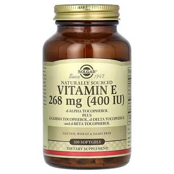 Solgar Vitamin E 268 mg (400 IU) 100 капсул