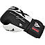 Боксерські рукавиці RDX F4 Boxing Sparring Gloves Hook&Loop WHITE/BLACK 16 унцій (капа у комплекті), фото 3